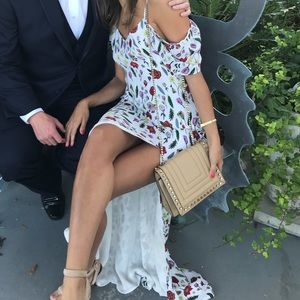 Stone Cold Fox Silk Gown Dress Maxi Floral size 0